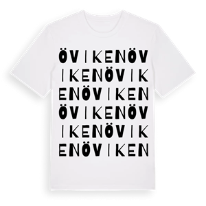 Öviken ordlek t-shirt – ekologisk bomull t-shirt från Pinshirt