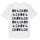 White t-shirt med Öviken ordlek t-shirt