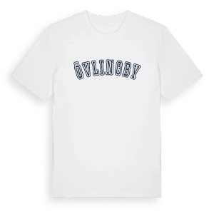 Övlingby college t-shirt – ekologisk bomull t-shirt från Pinshirt