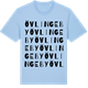 Blue Soul t-shirt med Övlingeby ordlek t-shirt