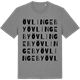 Mid Heather Gray t-shirt med Övlingeby ordlek t-shirt