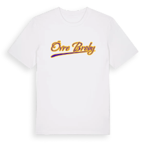 Övre Broby baseball t-shirt – ekologisk bomull t-shirt från Pinshirt