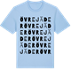 Blue Soul t-shirt med Övre Jäder ordlek t-shirt