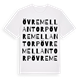 Övre Mellantorp ordlek t-shirt