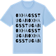 Blue Soul t-shirt med Oxhagsstugan ordlek t-shirt