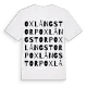 Oxlångstorp ordlek t-shirt