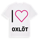 Jag älskar Oxlöt t-shirt stort tryck