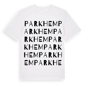 Parkhem ordlek t-shirt – ekologisk bomull t-shirt från Pinshirt