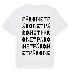 Päronet ordlek t-shirt – ekologisk bomull t-shirt från Pinshirt