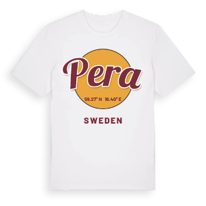 Pera cirkel t-shirt – ekologisk bomull t-shirt från Pinshirt