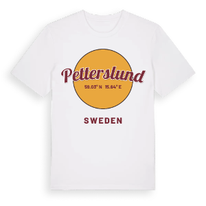 Petterslund cirkel t-shirt – ekologisk bomull t-shirt från Pinshirt