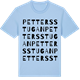 Blue Soul t-shirt med Pettersstugan ordlek t-shirt