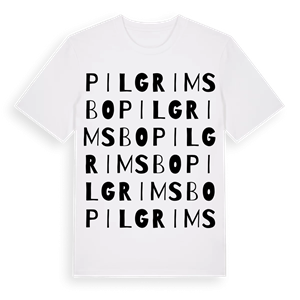 Pilgrimsbo ordlek t-shirt – ekologisk bomull t-shirt från Pinshirt