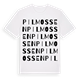 Pilmossen ordlek t-shirt