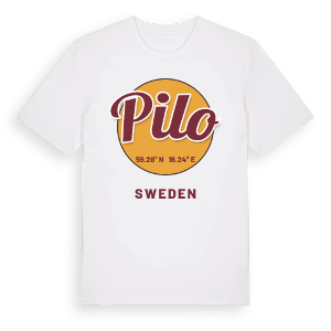 Pilo cirkel t-shirt – ekologisk bomull t-shirt från Pinshirt