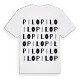 Pilo ordlek t-shirt