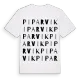 Piparvik ordlek t-shirt