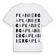 Planberga ordlek t-shirt