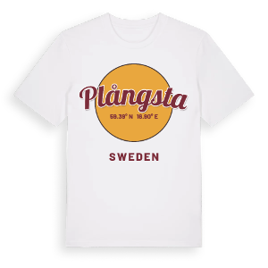 Plångsta cirkel t-shirt – ekologisk bomull t-shirt från Pinshirt
