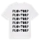 White t-shirt med Plomtorp ordlek t-shirt