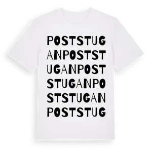 Poststugan ordlek t-shirt – ekologisk bomull t-shirt från Pinshirt