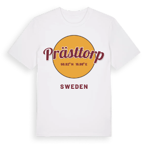 Prästtorp cirkel t-shirt – ekologisk bomull t-shirt från Pinshirt