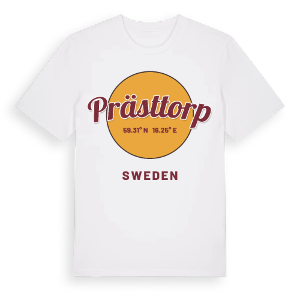 Prästtorp cirkel t-shirt – ekologisk bomull t-shirt från Pinshirt