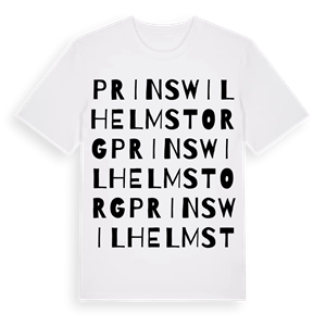 Prins Wilhelms torg ordlek t-shirt – ekologisk bomull t-shirt från Pinshirt