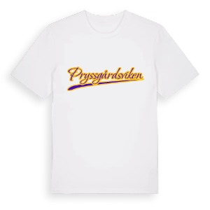 Pryssgårdsviken baseball t-shirt – ekologisk bomull t-shirt från Pinshirt