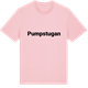 Pink Cotton t-shirt med Pumpstugan fetstil t-shirt
