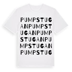 Pumpstugan ordlek t-shirt – ekologisk bomull t-shirt från Pinshirt
