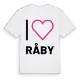 Jag älskar Råby t-shirt stort tryck