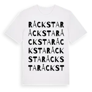 Råcksta ordlek t-shirt – ekologisk bomull t-shirt från Pinshirt