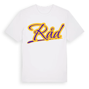 Råd baseball t-shirt – ekologisk bomull t-shirt från Pinshirt