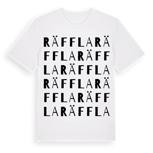 Räffla ordlek t-shirt – ekologisk bomull t-shirt från Pinshirt