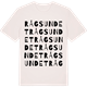 Vintage White t-shirt med Rågsundet ordlek t-shirt