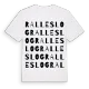 Ralleslog ordlek t-shirt