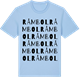 Blue Soul t-shirt med Råmbol ordlek t-shirt