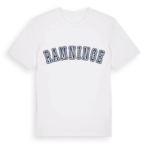 Ramninge college t-shirt – ekologisk bomull t-shirt från Pinshirt