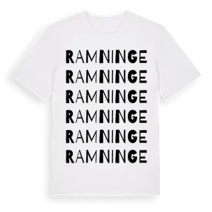 Ramninge ordlek t-shirt – ekologisk bomull t-shirt från Pinshirt