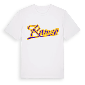 Ramsö baseball t-shirt – ekologisk bomull t-shirt från Pinshirt