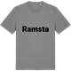 Mid Heather Gray t-shirt med Ramsta fetstil t-shirt