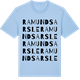 Blue Soul t-shirt med Ramunds arsle ordlek t-shirt