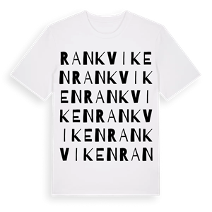 Rankviken ordlek t-shirt – ekologisk bomull t-shirt från Pinshirt
