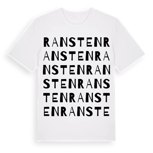 Ransten ordlek t-shirt – ekologisk bomull t-shirt från Pinshirt