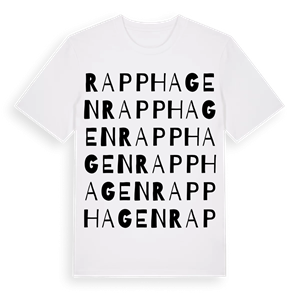Rapphagen ordlek t-shirt – ekologisk bomull t-shirt från Pinshirt