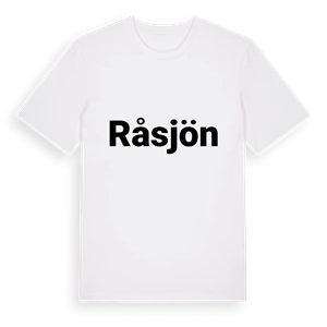 Råsjön fetstil t-shirt – ekologisk bomull t-shirt från Pinshirt