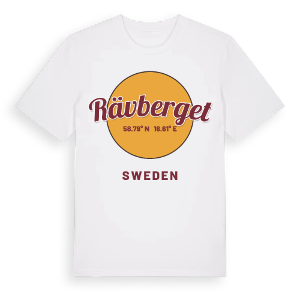 Rävberget cirkel t-shirt – ekologisk bomull t-shirt från Pinshirt