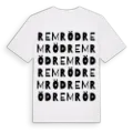 Remröd ordlek t-shirt