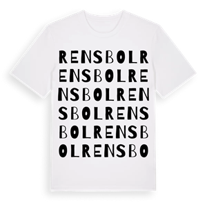 Rensbol ordlek t-shirt – ekologisk bomull t-shirt från Pinshirt